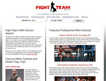 Tablet Screenshot of fightteam.net